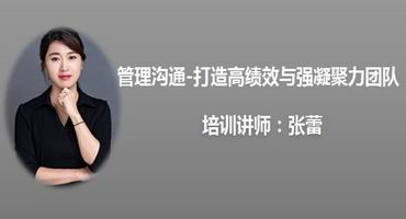 张蕾讲师内训-管理沟通-打造高绩效与强凝聚力团队