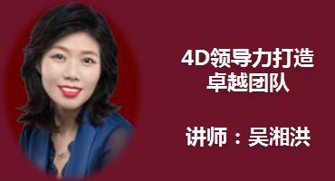 严红艳讲师内训-4D领导力打造卓越团队