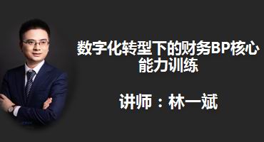 林一斌讲师内训-数字化转型下的财务BP核心能力训练